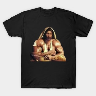 Jesús te da la fuerza cada día para ir al gimnasio T-Shirt